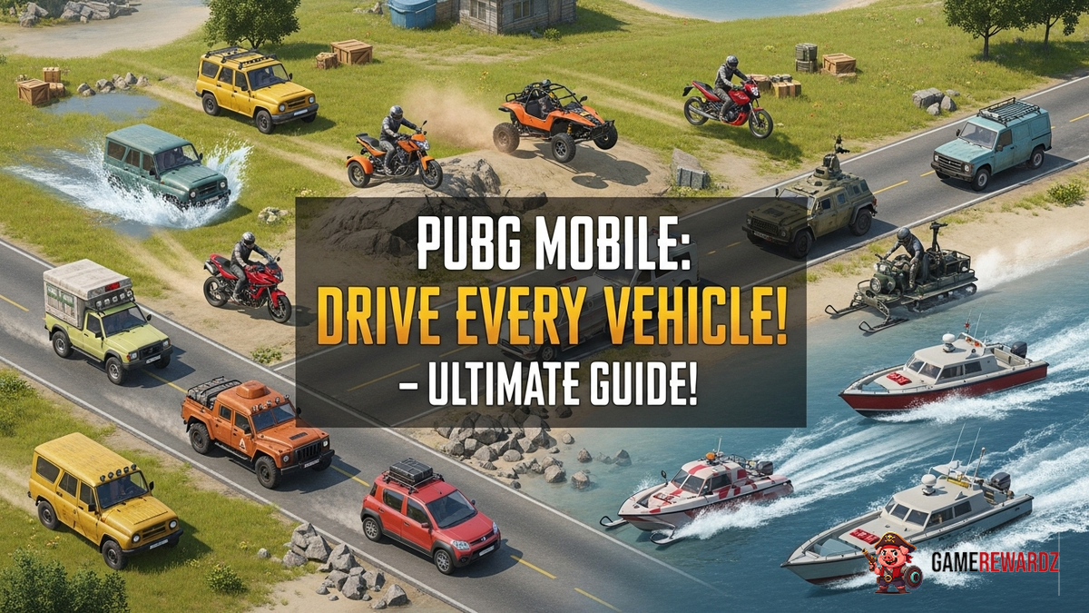 PUBG Mobile: Drive Every Vehicle! – Ultimate Guide!